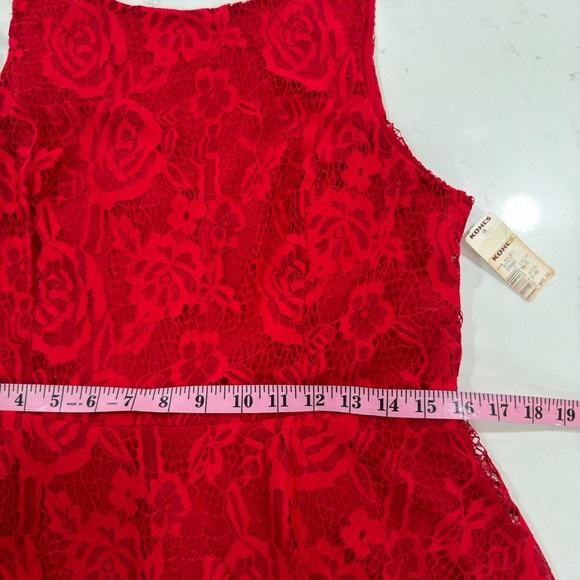 Speechless Red Lace Sleeveless Mini Dress - Picture 10 of 11